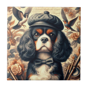 Azulejo Pintura de Cavalier King Charles Spaniel