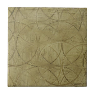 Azulejo Pintura de círculos vinculados por Jennifer Goldbe