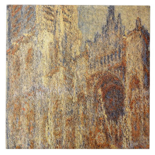 Azulejo Pintura de Claude Monet, Catedral de Rouen al medi