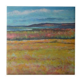 Azulejo Pintura de dunas de arena costera