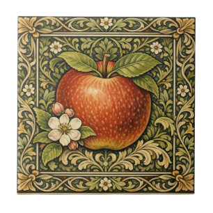 Azulejo Pintura de manzana vintage