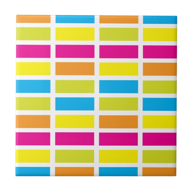 Azulejo Pintura de paleta de colores (Frente)