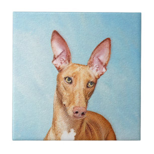 Azulejo Pintura de paro del faraón - Arte de perro origina