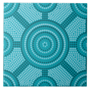 Azulejo Pintura de punto aborigen