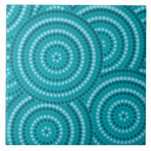 Azulejo Pintura de punto aborigen