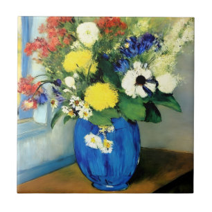 Azulejo Pintura de serene Flower Vase
