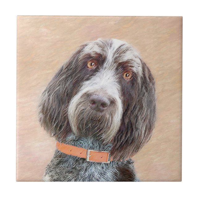 Azulejo Pintura de Spinone Italiano - Arte de Perro Origin (Frente)