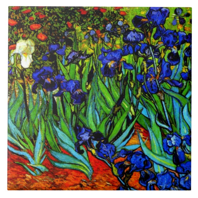 Azulejo Pintura de Van Gogh, irlandeses (Frente)