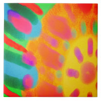 Pintura digital abstracta de Sunburst