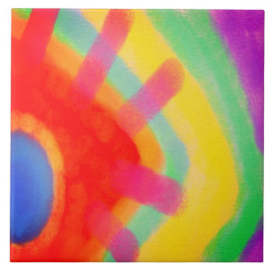 Azulejo Pintura digital abstracta de Sunspot