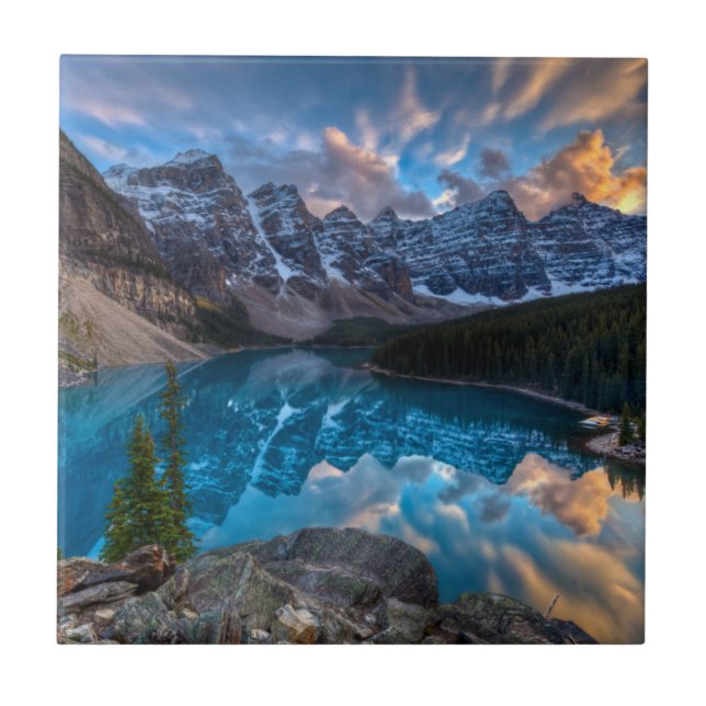 Azulejo Pintura en la moraine (Frente)