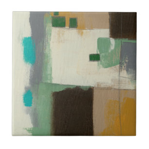 Azulejo Pintura expresionista con fuertes pinceladas