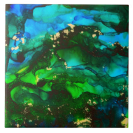 Azulejo Pintura imponente de la tinta del alcohol