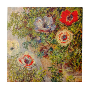 Azulejo Pintura impresionista floral - Claude Monet