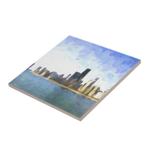 Azulejo Pintura Licuada de Chicago