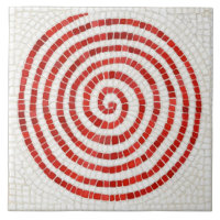 PINWHEEL MOSAIC 6" Tile cerámico cuadrado