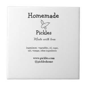Azulejo Piquetes caseros hechos con amor agregar sitio web