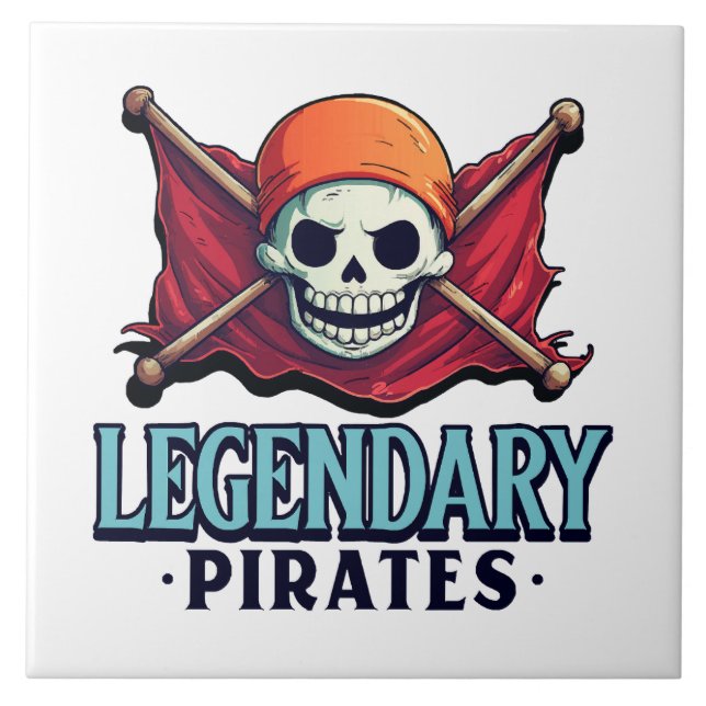 Azulejo Piratas legendarios (Frente)
