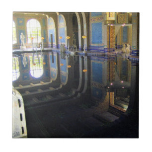 Azulejo Piscina romana en el Castillo Hearst, California