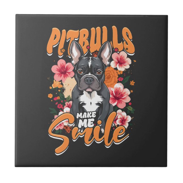 Azulejo Pitbull Pitbulls (Frente)