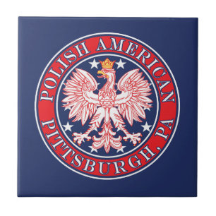 Azulejo Pittsburgh Pennsylvania Águila Polaca