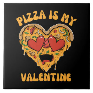 Azulejo Pizza Es Mi San Valentín