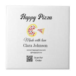 Azulejo Pizza restaurant cafe pizzeria scan QR code order