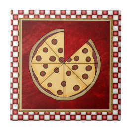 Azulejo Pizza Tile de Italia