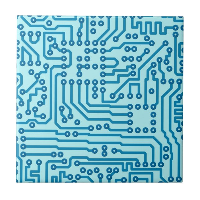 Azulejo Placa de circuito electrónica de Digitaces (Frente)