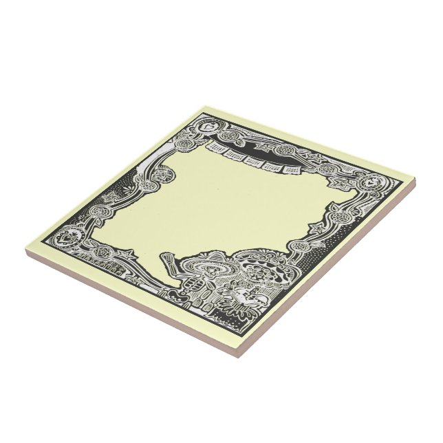 Azulejo Placa de Dia De Los Muertos Altar - (Lado)