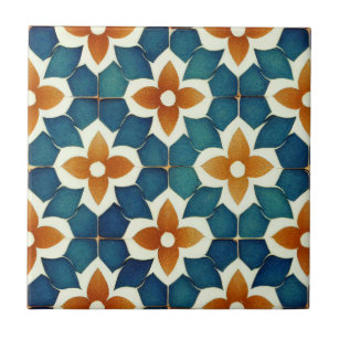 Azulejo Placa de papel de mosaico marroquí