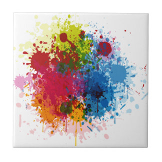 Azulejo Placa de pintura colorida