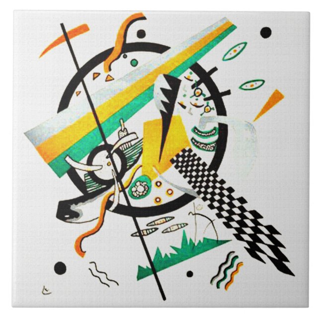 Azulejo Placa IV - Kandinsky (Frente)