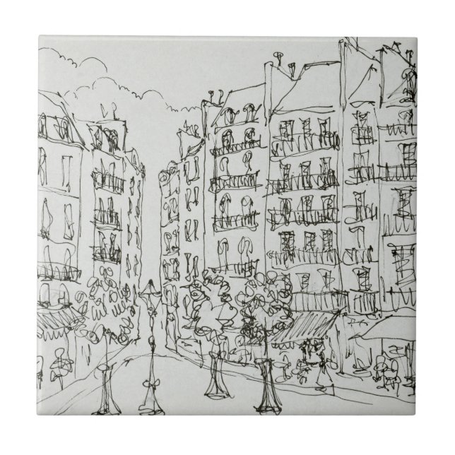 Azulejo Place Dauphine, Isla de la Cité | París, Francia (Frente)