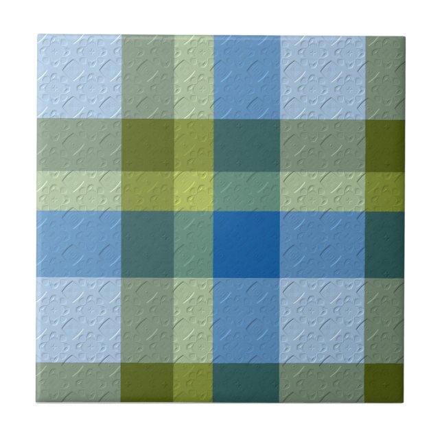 Azulejo  Plaid Decorativo  (Frente)