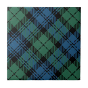 Azulejo Plaid Green Rustic Farmhouse Campbell Tartan
