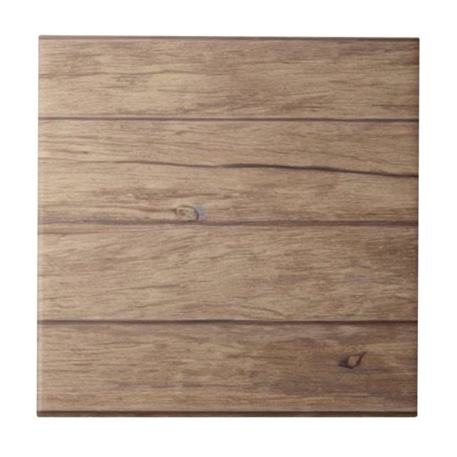 Azulejo Planchas de madera diseño cerámica marrón (Frente)