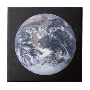 Azulejo Planet Earth Starry Sky