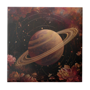 Azulejo Planeta de Cristal Cosmos Morado Soñador