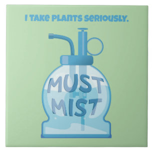 Azulejo Plantar mister plantas en maceta con nebulización