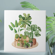 Plantas de Interior Acuarela