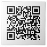 Azulejo Plantilla de código QR para empresas personalizado<br><div class="desc">Personalizado Empresa Empresa Empresa Empresa Negocios QR Código Plantilla Decoración Hogar / Acentos Domésticos / Baldosas Decorativas Tillar Cerámico Grande.</div>