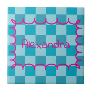 Azulejo Plantilla de nombre de moda Pegatina