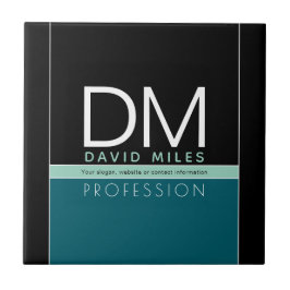 Azulejo Plantilla empresarial moderna | Personalizable Tod