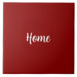 Azulejo Plantilla roja oscura, Personalizable,<br><div class="desc">Plantilla de color sólido rojo oscuro,  para personalizar o salir tal cual.</div>