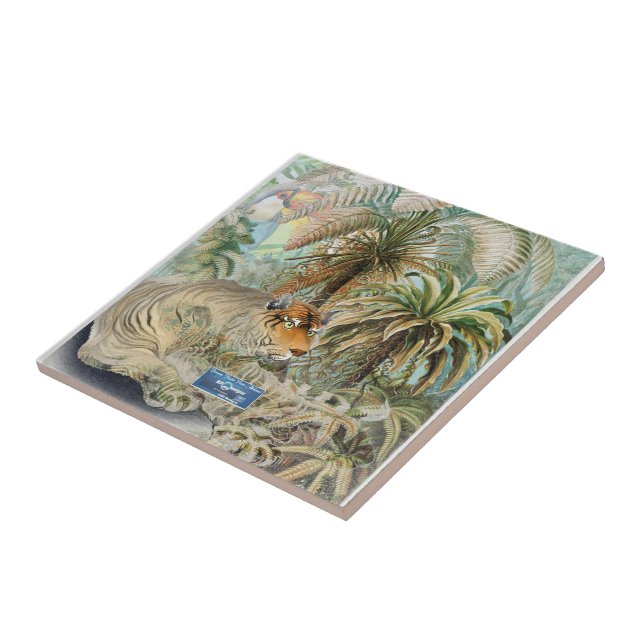 Azulejo Plata de mosaico (Fiebre de la Selva) RFPMDesigns  (Lado)