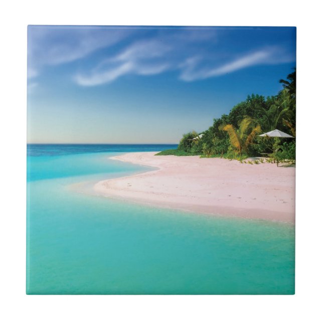Azulejo Playa agradable  (Frente)