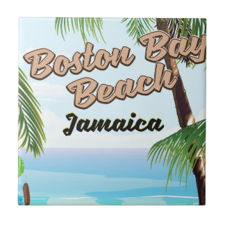 Azulejo Playa de la bahía de Boston, Jamaica