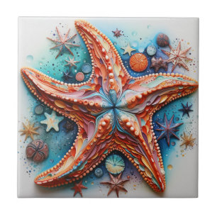 Azulejo Playa Náutica Costera Starfish