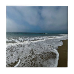 Azulejo Playa Santa Mónica en otoño.